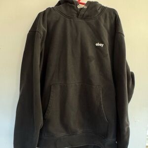 Obey Men's Black Hoodie
